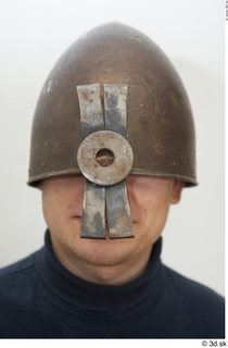 Photos Medieval Knight Plate Helmet 2 Medieval soldier head helmet…